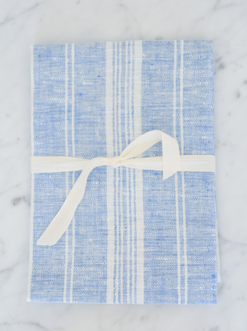 Blue & White Striped | Tea/Hand Towel