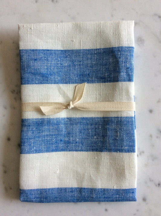 Blue/white striped | linen Tea/Hand Towel