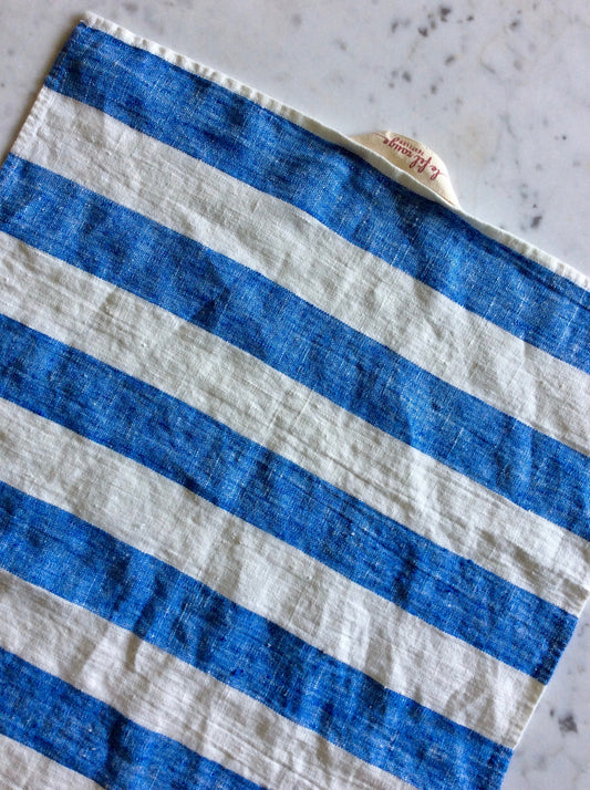 Blue/white striped | linen Tea/Hand Towel