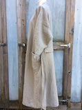 'UNA' Linen Kimono Long- natural  100% linen