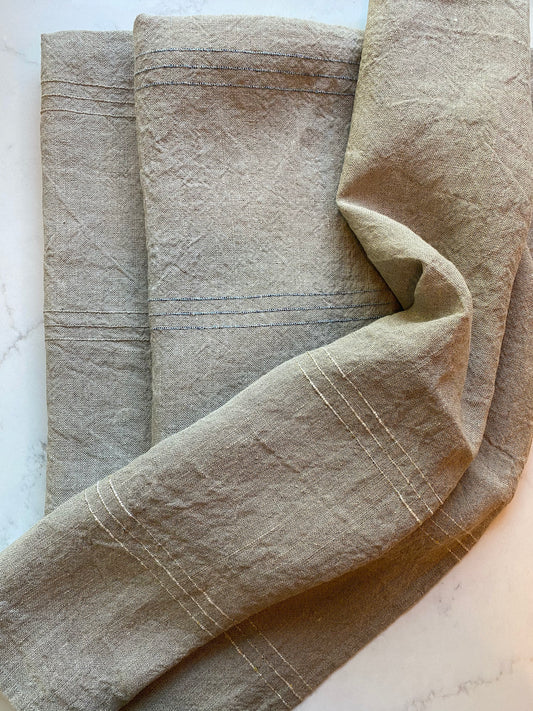 Linen bath towel- Pure, Natural untreated linen