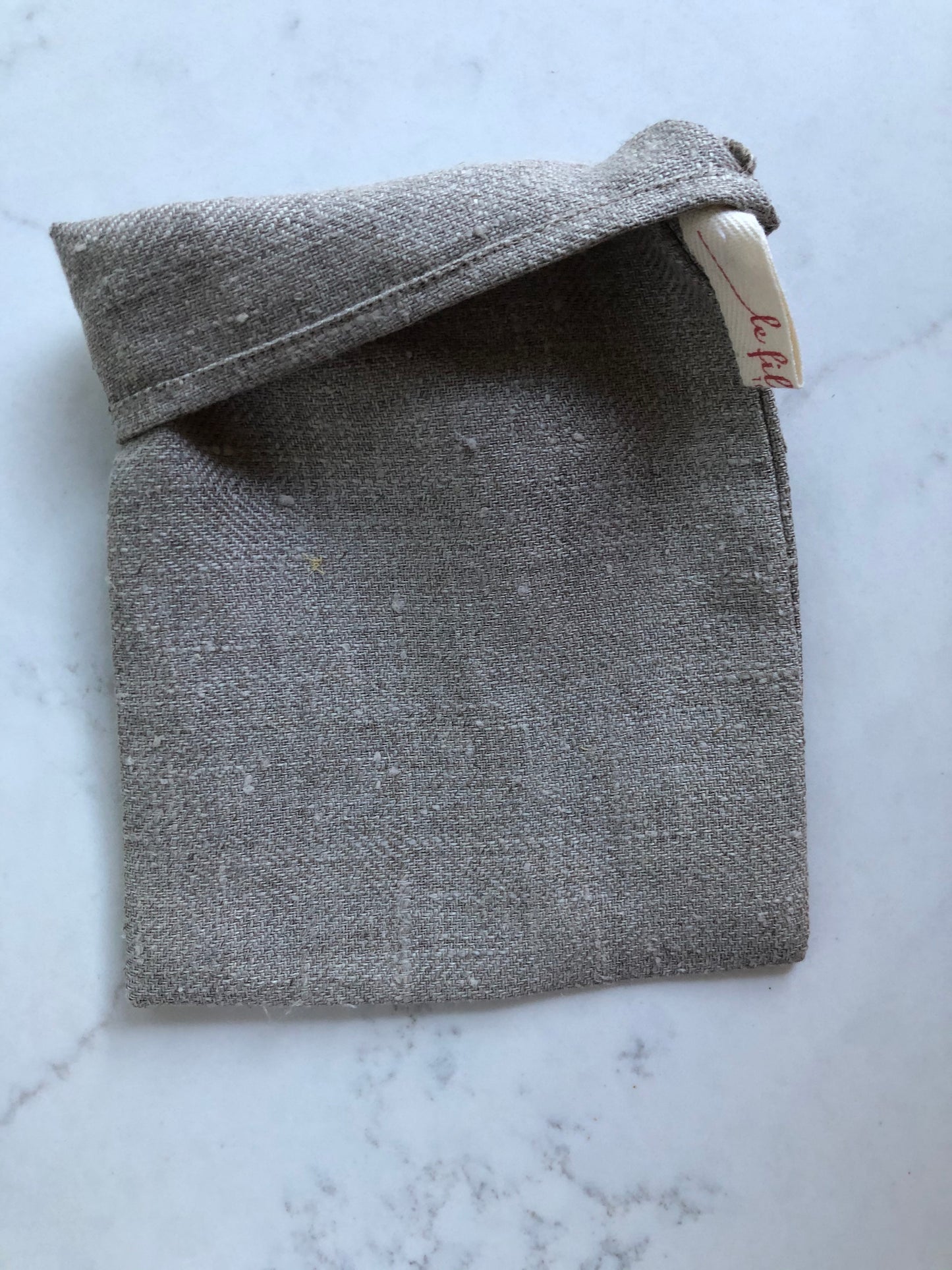 wash mitt 100%. linen Le fil rouge Textiles