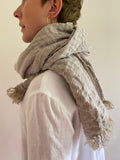 Luca scarf- wrap -gorgeous textured linen