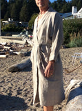 'UNA' Linen Kimono Long- natural  100% linen