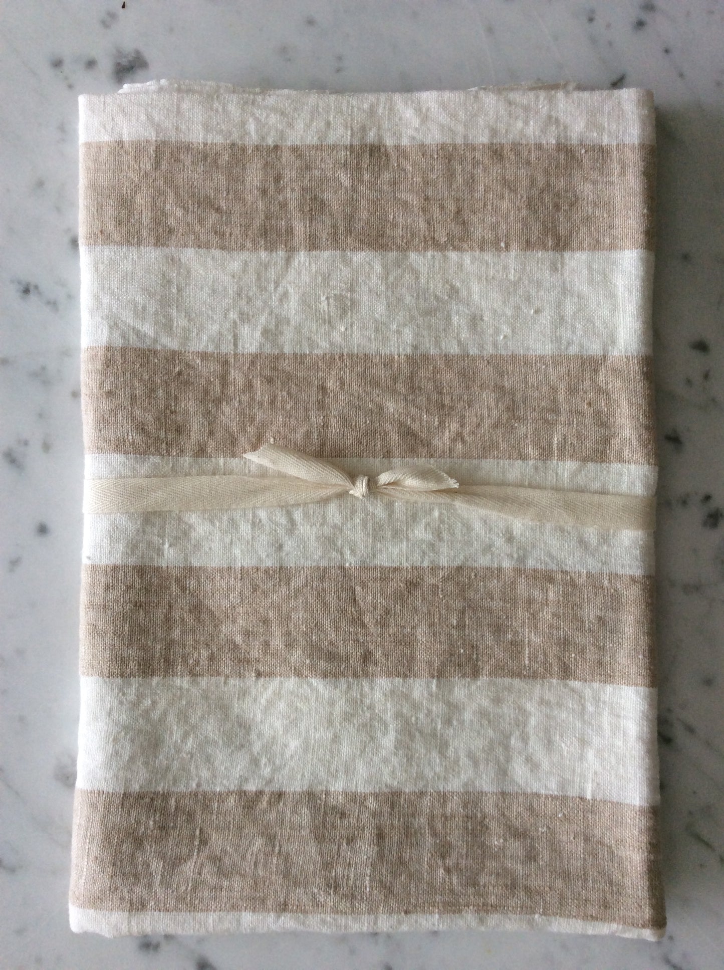beige/white striped | bath sheet  SKU218
