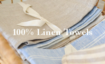 Linen Bath Sheets - Le Fil Rouge Textiles